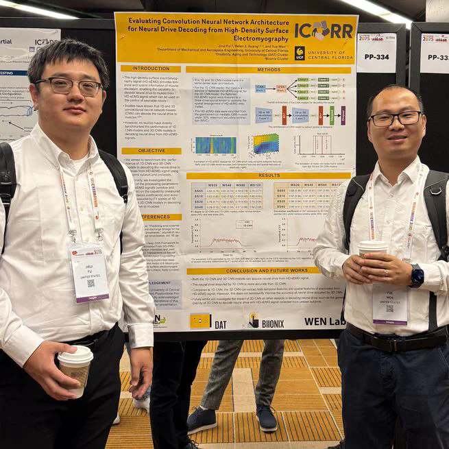 Presented our work on the 2025 RehabWeek in Chicago!